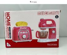 Toy Kitchen Sets for Kids Playset Accessories - Ages 3-5 4-8, Appliance Toys Blender, Coffee Maker