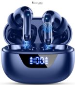 Wireless Earbuds, Bluetooth 5.4 Headphones with 4 ENC Noise Cancelling Mic, Mini Wireless Headphone