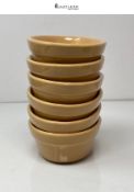 Olympia Stoneware Oval Mini Oven Bowls Set 145 x 104mm (6 Pack of 6) - Small Pie Dish, Serving Bowl