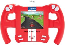 Lexibook, Cyber Arcade, Motion Console, 30 racing, action and puzzle games, Control by tilting, Red
