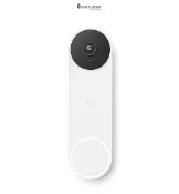RRP £177.95 - Google GWX3T Nest Doorbell (Battery) - Wireless 960p Video Doorbell - Smart WiFi Moti