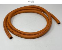 JD Brands Patio Gas Regulator 27mm Clip On with 2m Hose & 2 Clips – Compatible with Calor & Flogas