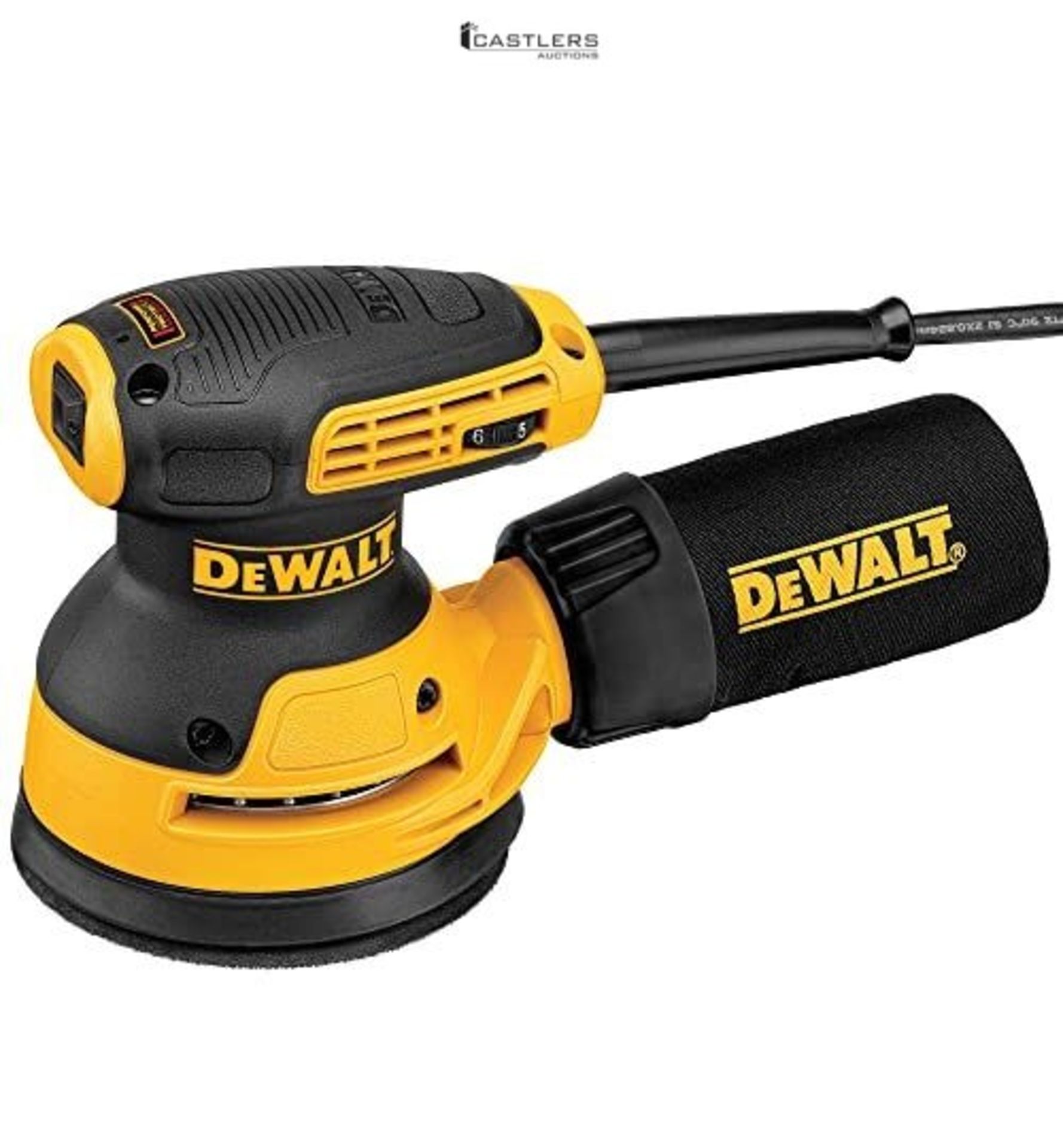 RRP £105.99 - DEWALT DWE6423-GB Sander Eccentric, 240V Corded 125mm