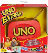 UNO Extreme Card Game Featuring Random-Action Launcher with Lights & Sounds & 112 Cards, Kid, Teen