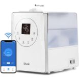 RRP £99.99 - LEVOIT Smart Humidifiers for Bedroom Large Room Home , 6 L Top-Fill Warm & Cool Mist H