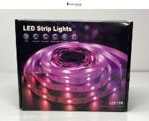 Beaeet LED Strip Light 15m, RGB Music Sync Colour Changing LED Lights for Bedroom, Smart Ambient Li