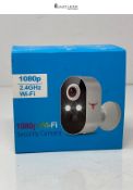 FISHBOT 1080P Wireless Security Camera, Outdoor/Indoor Home Cam with 2-Way Talk, Smart AI Human Det