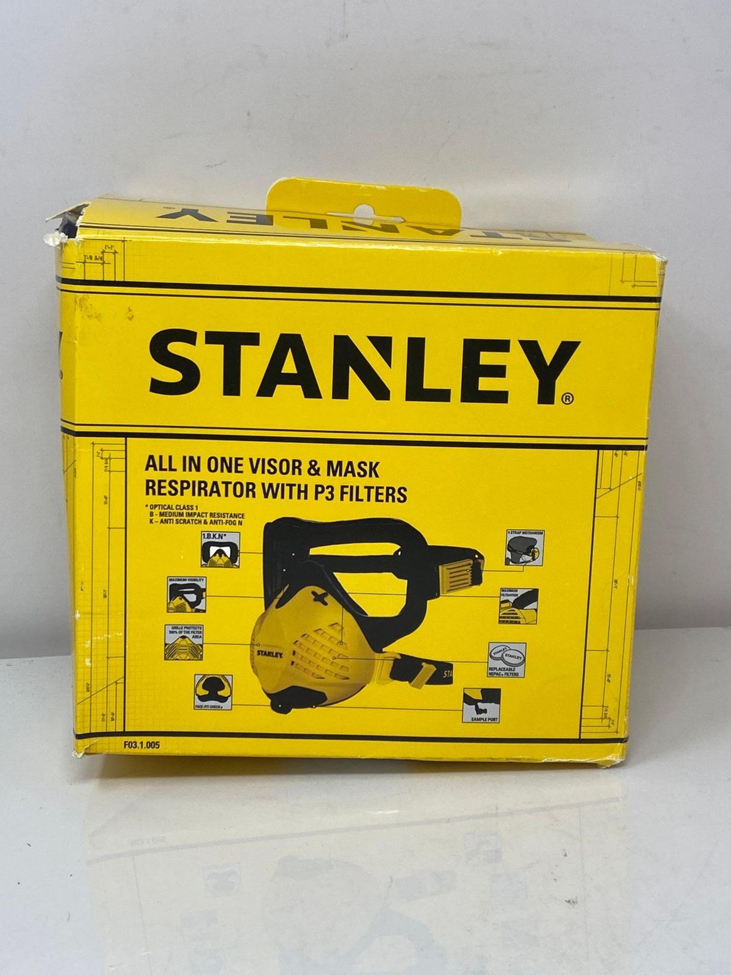 Stanley All-In-One Visor & Dust Mask Respirator - Image 2 of 5