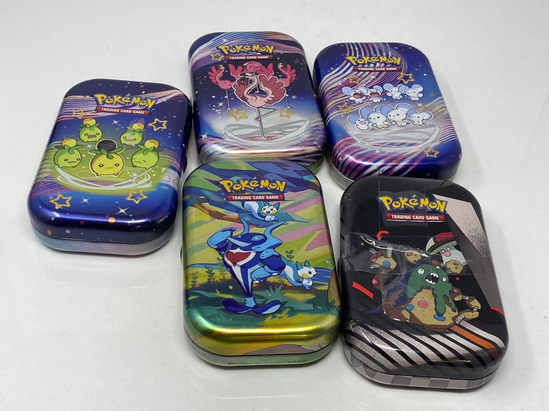 Pokémon TCG: Kanto Friends Mini Tin 5-Pack Bundle (10 Booster Packs, 5 Coins, 5 Art Cards) - Image 2 of 4