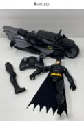 Spin Master DC Comics, Batman Stealth Remote Control Batcycle with 30cm Batman Action Figure, Super