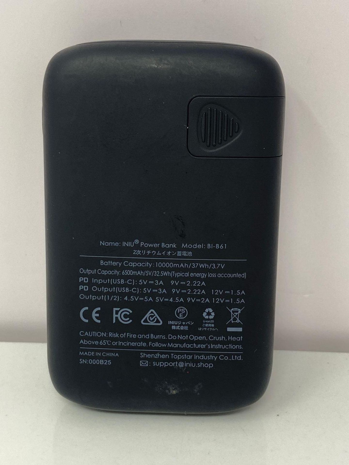 INIU Power Bank, 22.5W Fast Charging 10000mAh Battery Pack USB C Input & Output Portable Charger, P - Image 4 of 4