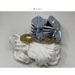 KITUYOTO Block and Tackle Pulley System 4400 LBS Breaking Strength, 1100 LBS Work Load Pulley Syste