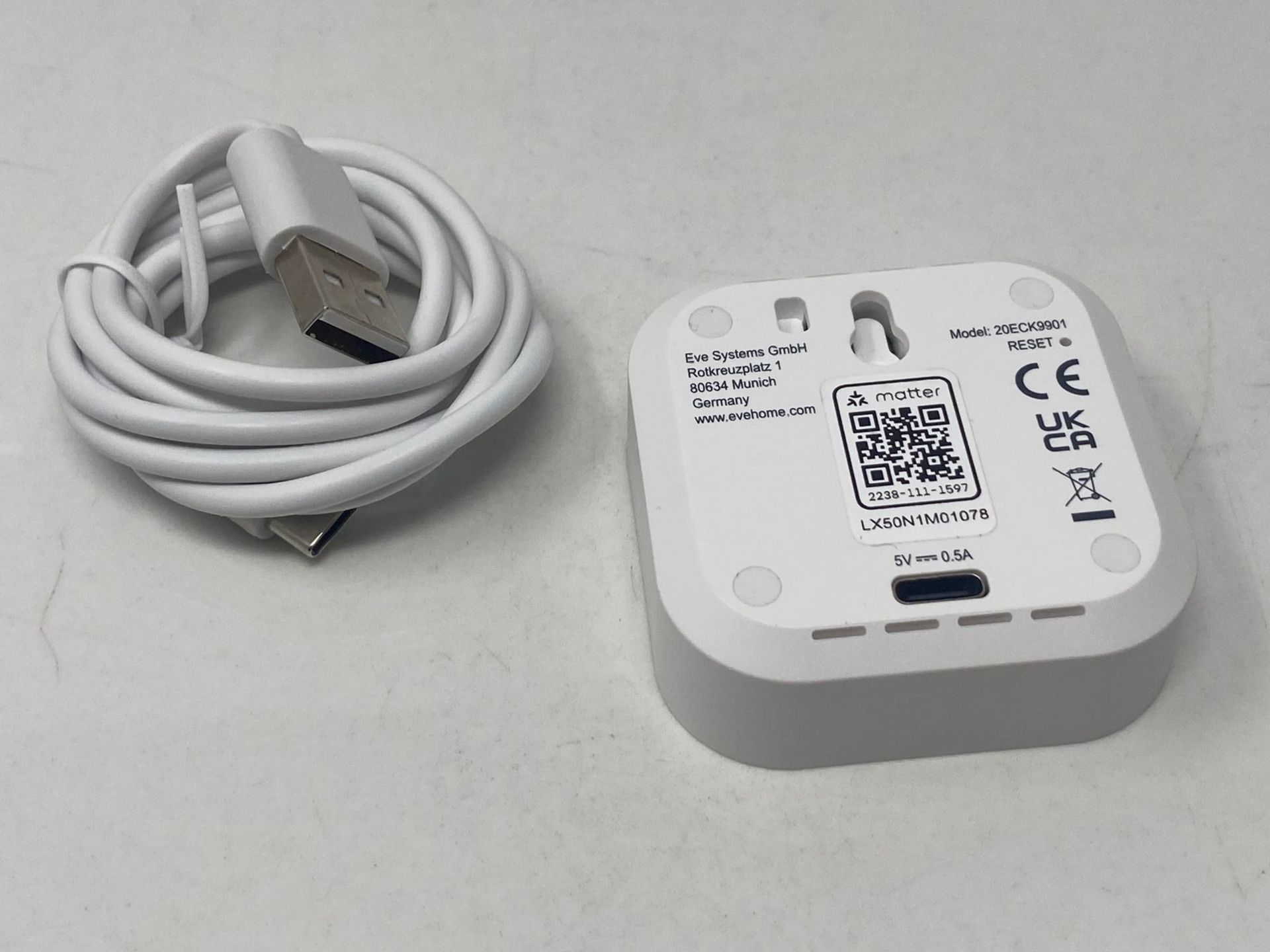 RRP £64.65 - Eve Thermo Control (Matter) â€“ Temperature sensor and controller for Eve Thermo (Matt - Image 3 of 4
