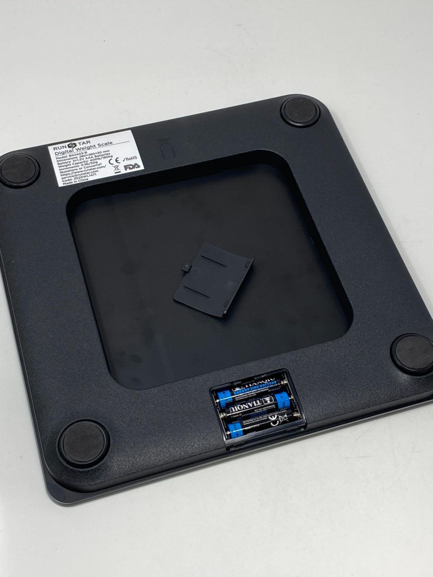 RunStar Scale for Body Weight, Digital Bathroom Scale with High Precision, Clear LED Backlight Disp - Image 3 of 4