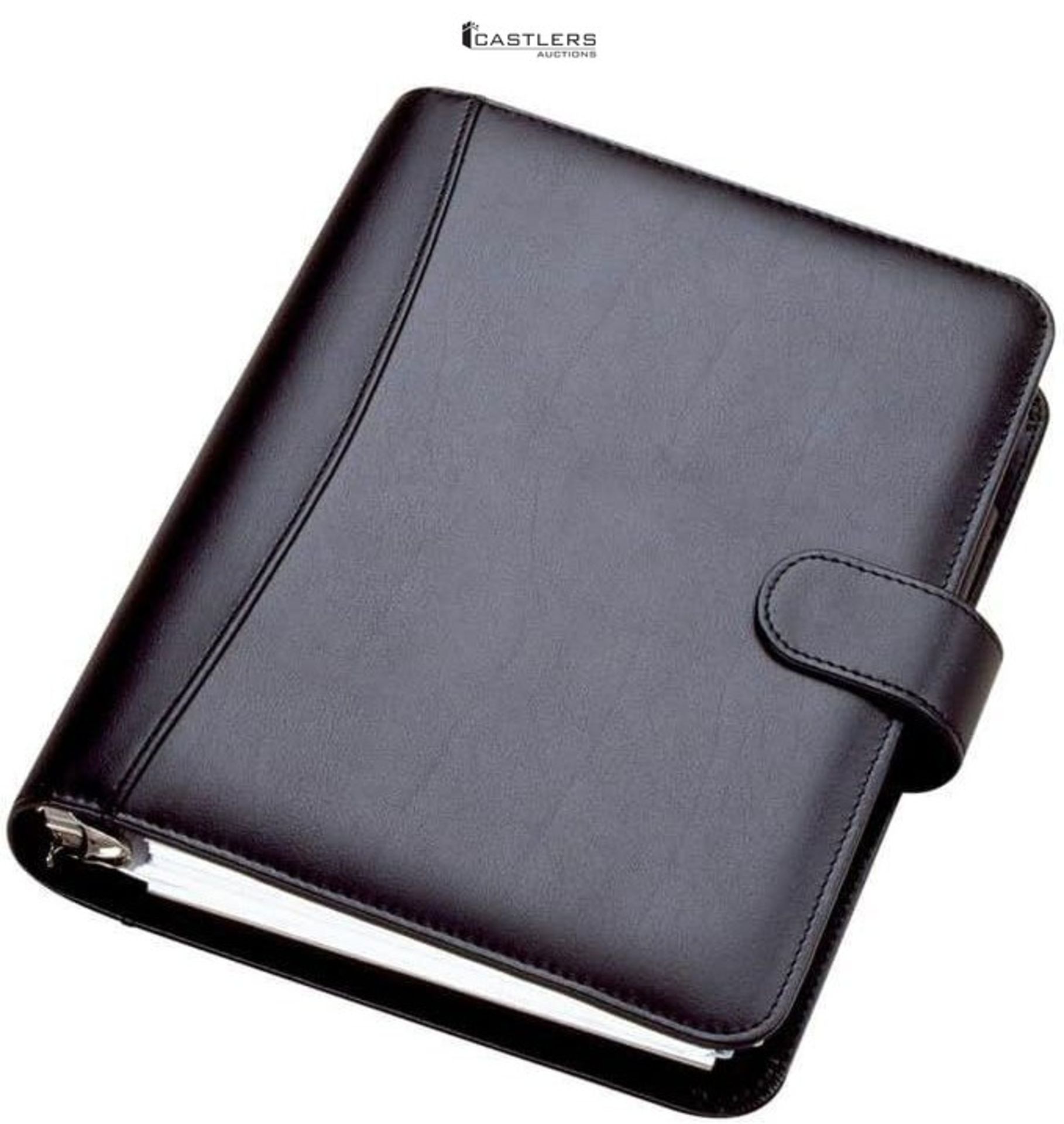 Collins Chatsworth Desk Organiser Week to View 2018 Diary - Black