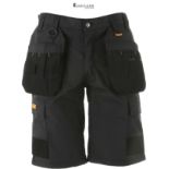 NEW - Lightweight Grey Polycotton Shorts Waist
