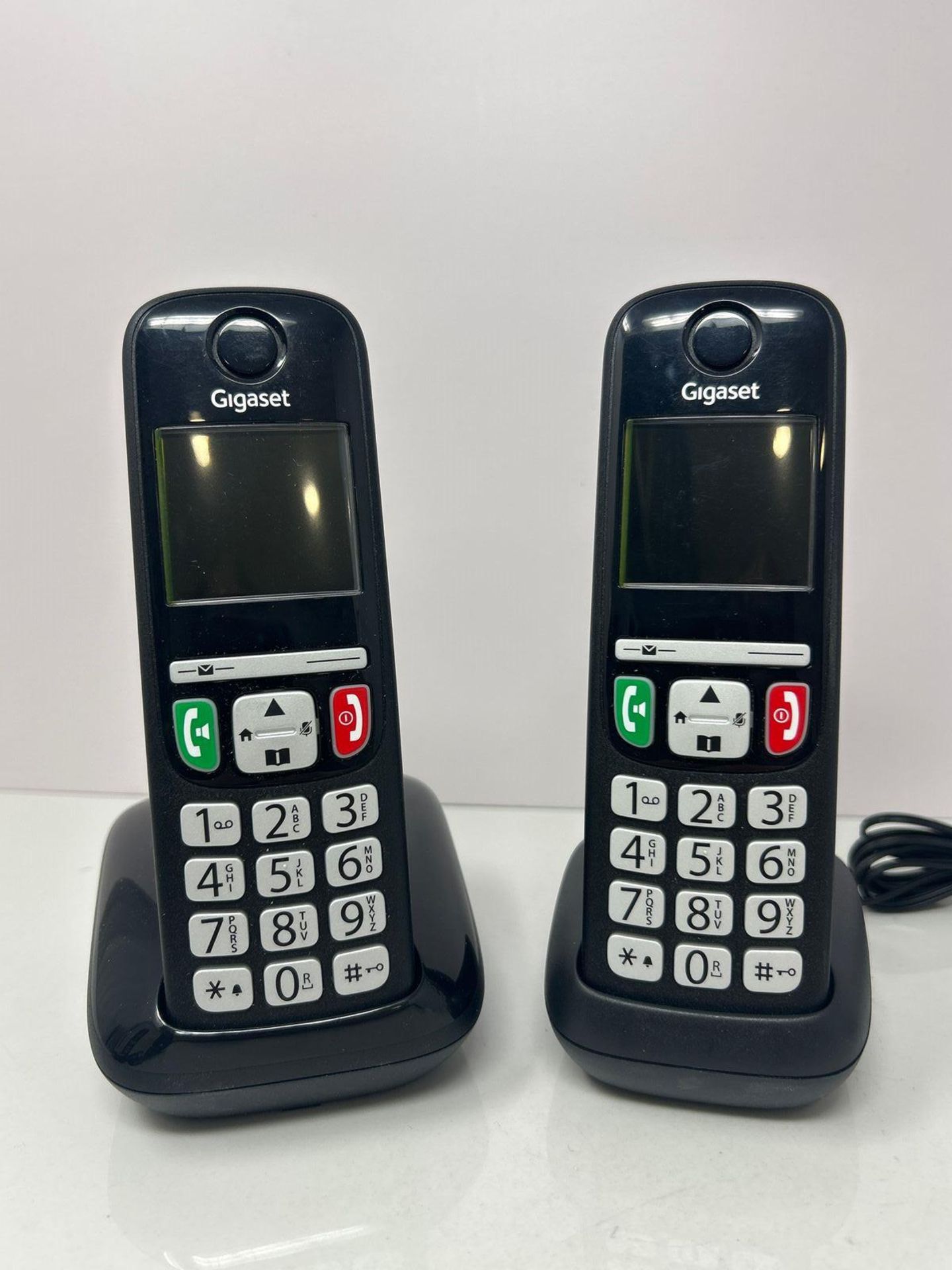 RRP £51.91 - Gigaset E275 Duo - Two DECT Cordless Phones - Large Keys and Numbers - Hearing Aid Com - Image 3 of 5