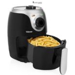 RRP £59.21 - Tristar Crispy Mini Hot air fryer, 1000 W, 2 Liters, Plastic, Black