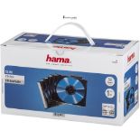 Hama Slim CD Jewel Case | Pack of 50 | Transparent/Black