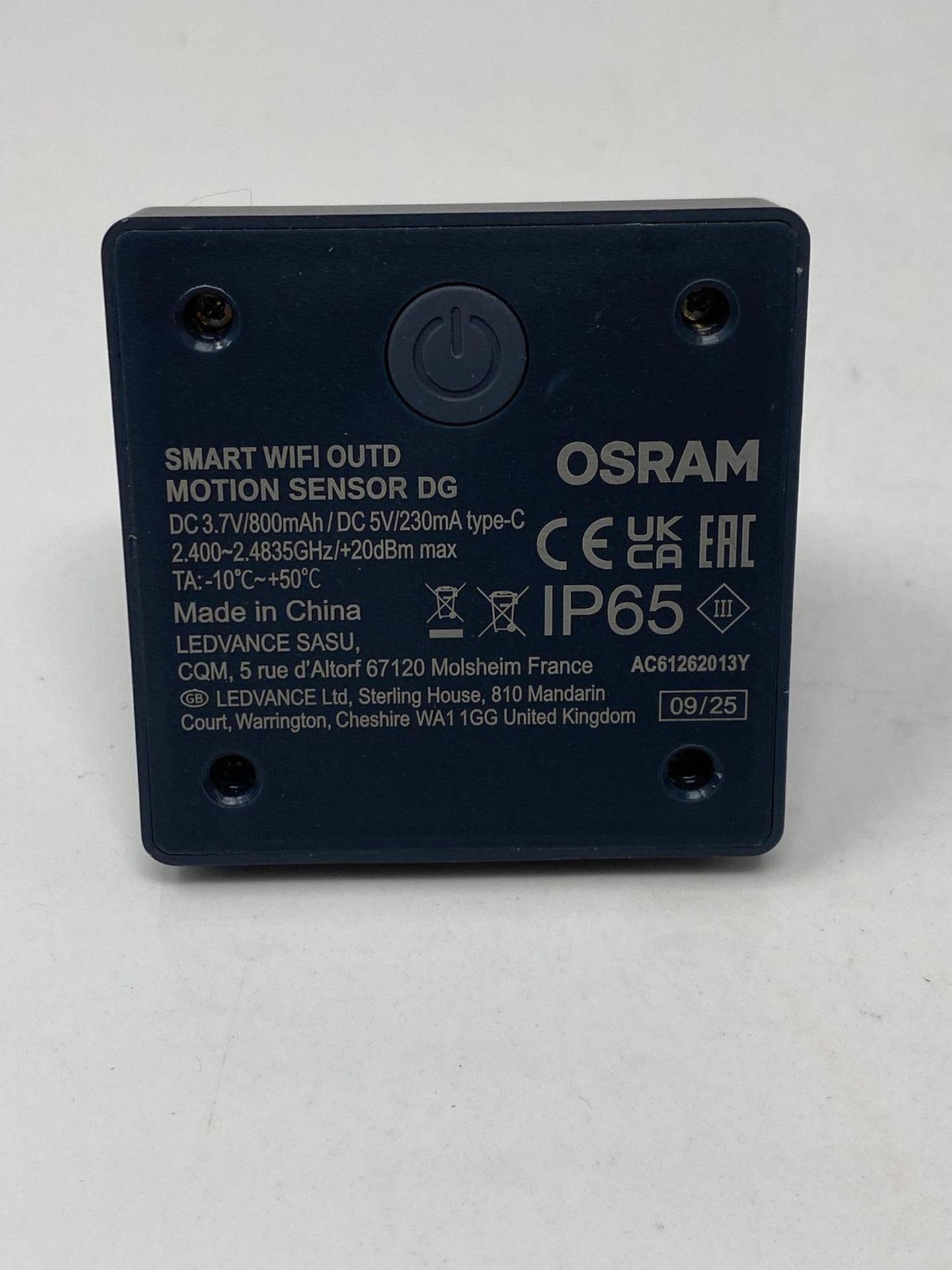 OSRAM SMART+ WIFI Outdoor Motion Sensor in Anthracite, IP65 protection, for outdoor smart home appl - Image 3 of 3