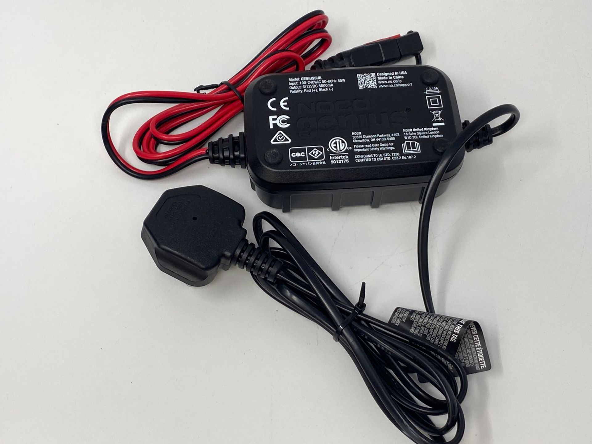 RRP £77.60 - NOCO GENIUS5: 5A 6V/12V Smart Battery Charger – Automatic Maintainer, Trickle Charger - Image 4 of 4