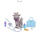 NEW - Disney Frozen Young Sven Feature Care Kit with Accessories by Jakks Pacific, 22cm Tall, Inclu