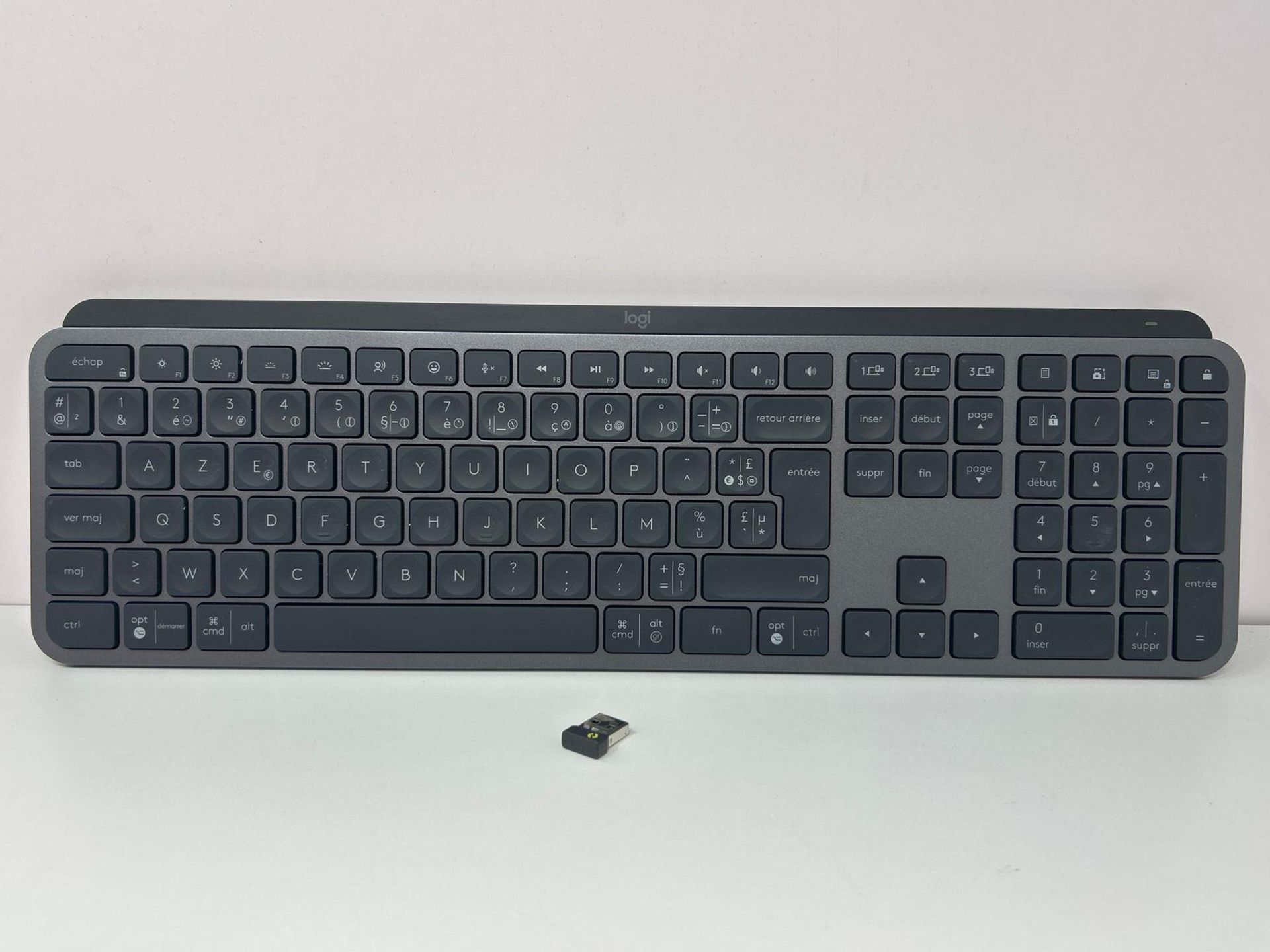 RRP £104.30 - Logitech MX Keys S - Graphit, Französisches AZERTY-Layout - Image 2 of 3