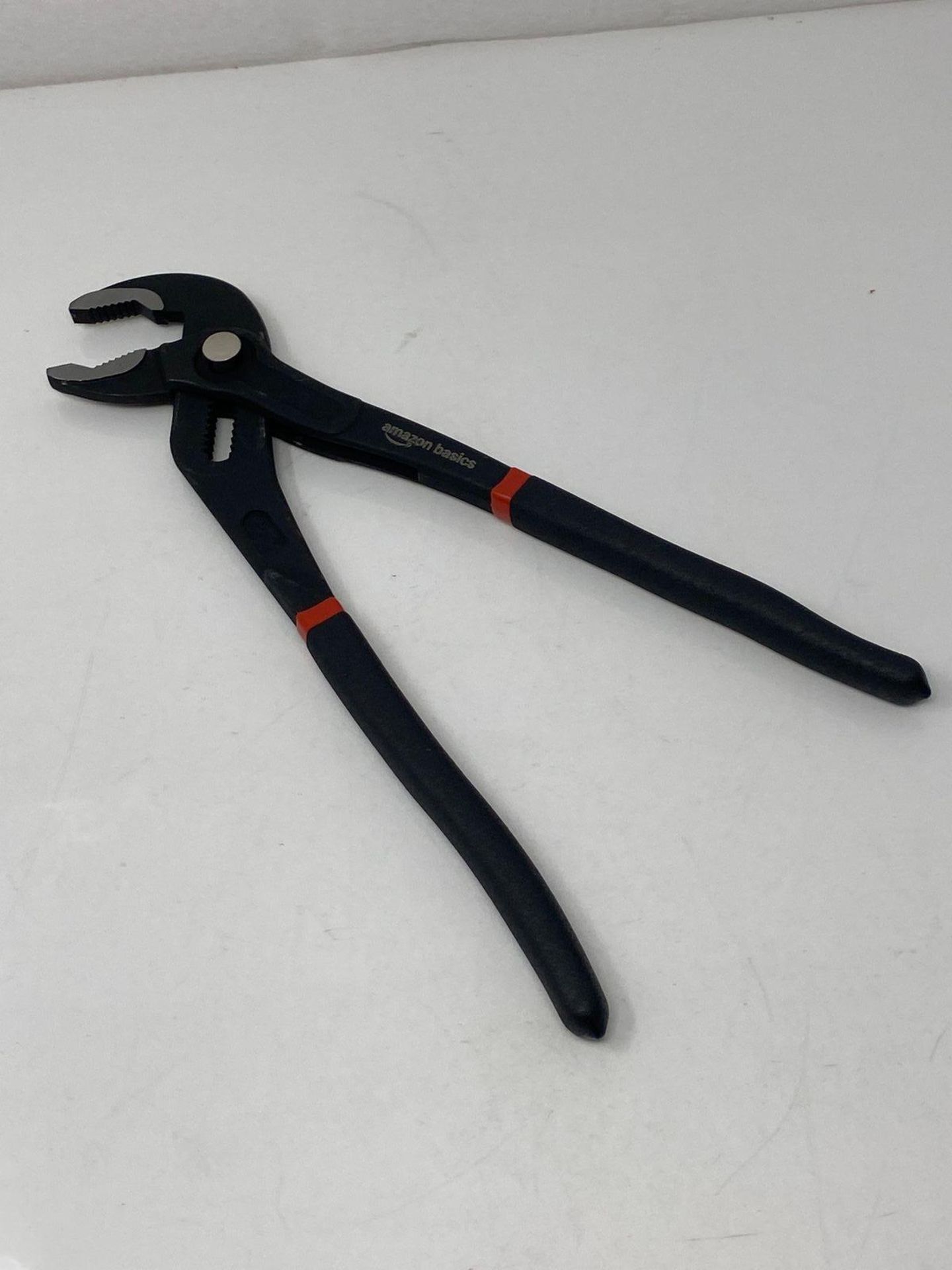 Amazon Basics Quick Release Water Pump Pliers 12" Grooved Slip Joint, Black - Image 3 of 3