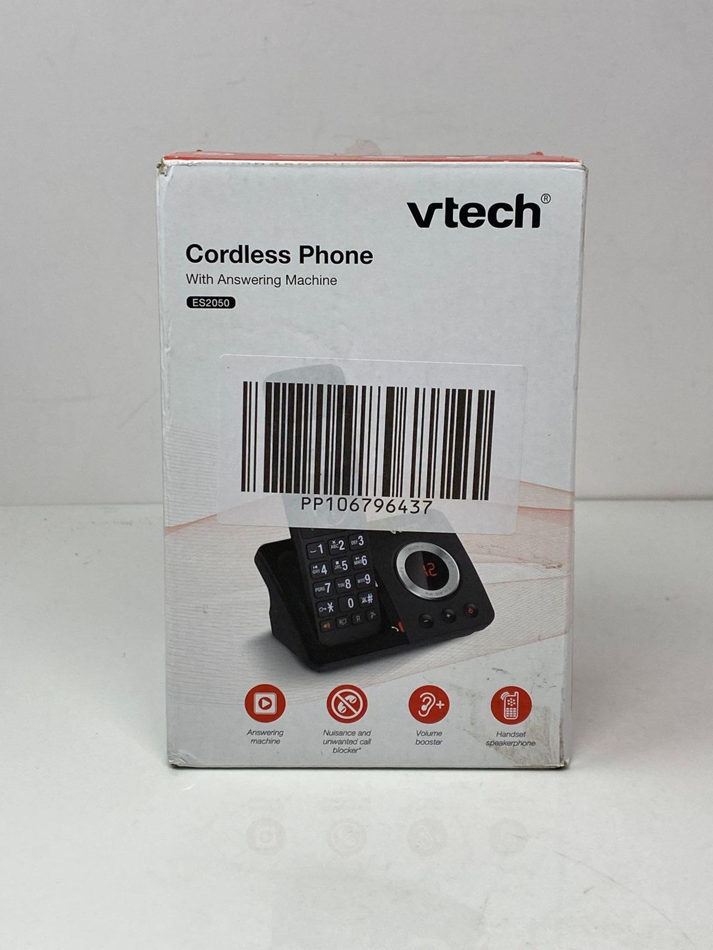 VTech ES2050 DECT Cordless Phone with Answering Machine,Call Block,Easy-to-Read Backlit Display,Lan - Image 2 of 5