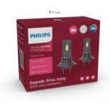 Philips Ultinon Access LED car headlight bulb (H7), ultra-compact direct-fit, 80%, 6.000K, set of 2