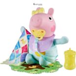 Peppa Pig Oinks and Snuggles Evie Interactive Baby Doll, 28 cm
