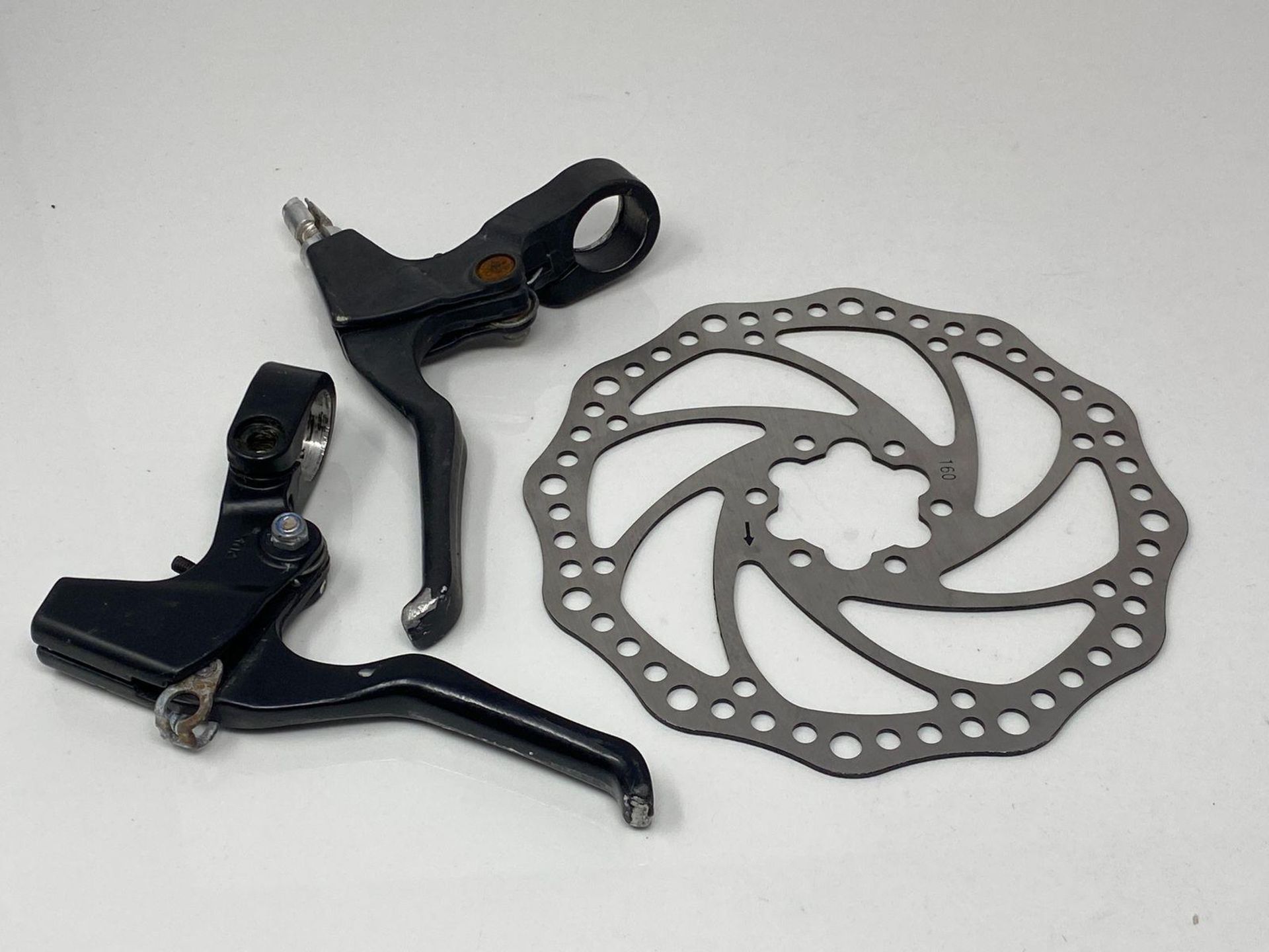 Azatemgo 160mm Bicycle Disc Brake Kit - Front & Rear Caliper, Disc Set, Brake Handles, Cables & Lev - Image 2 of 3