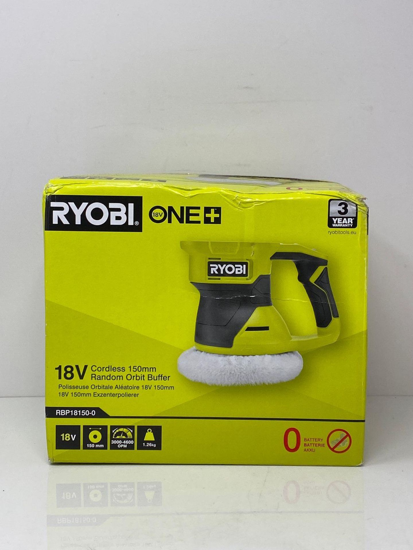 RRP £57.65 - RBP18150-0 18V ONE+ Cordless 150mm Buffer (Battery & Charger Excluded) - Image 2 of 5