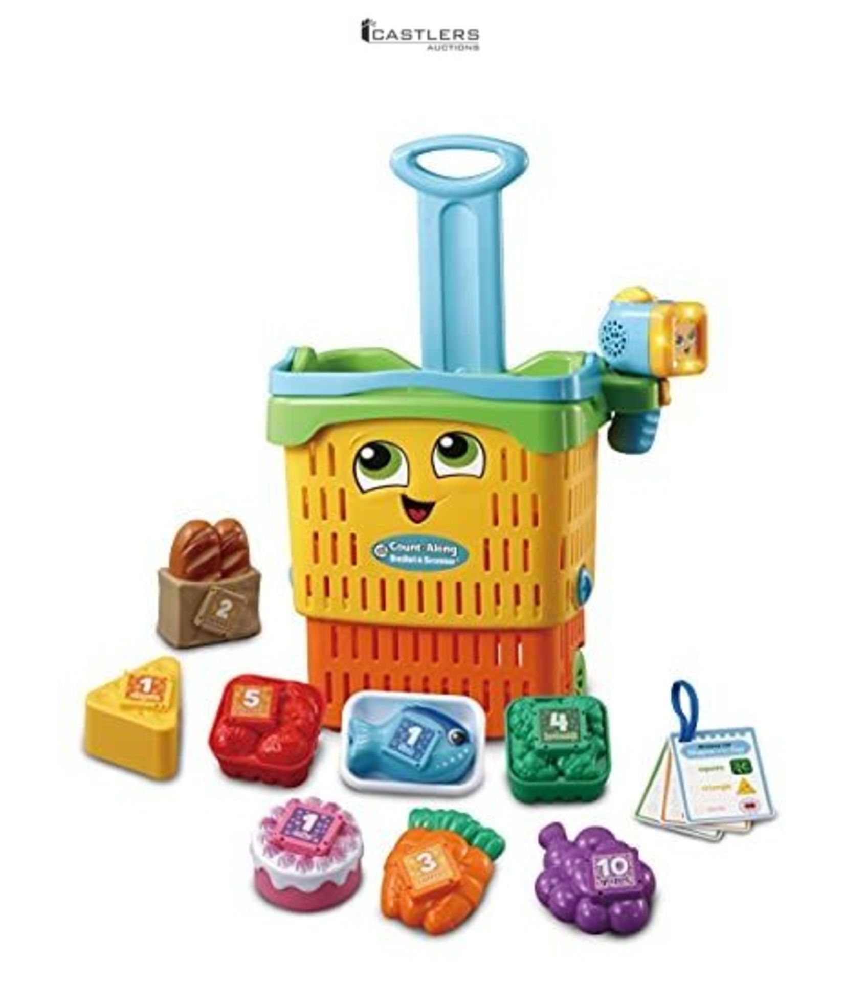 LeapFrog Count-Along Basket & Scanner, Roleplay Toy for Children, Interactive Learning Toy for Pret