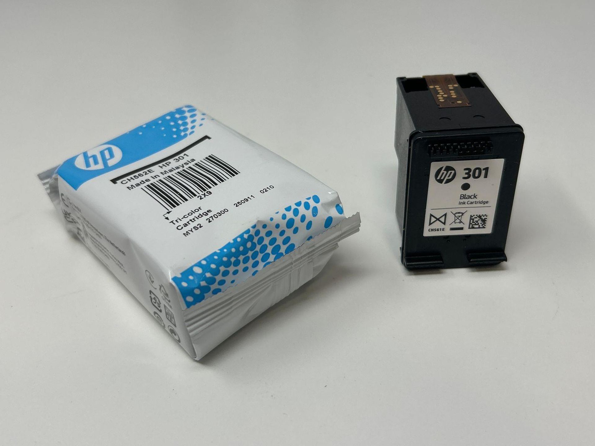 HP N9J72AE 301 Original Ink Cartridges, Black and Tri-Colour, Multipack - Image 2 of 3