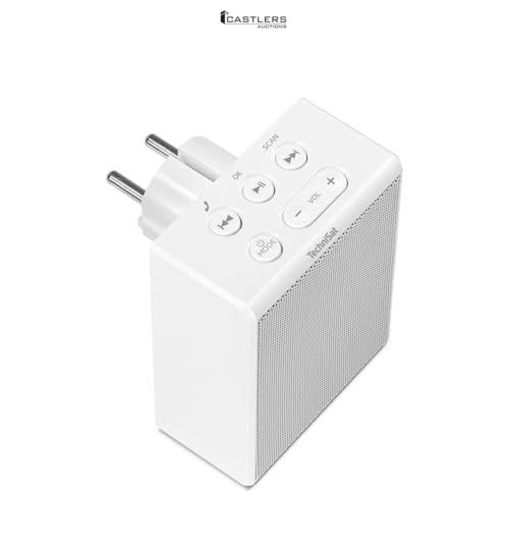 TechniSat VIOLA Plug-in Radio - Compact FM radio for the wall socket (Bluetooth, hands-free functio
