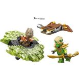 LEGO NINJAGO Lloyd vs. Earth Monster Spinner - Ninja Spinning Toy w/a Launcher, Battling Tops & 2 M