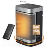 Dreo Electric Space Heater, 70° Oscillating Portable Heaters for Home, 1500W PTC Ceramic Heater wit