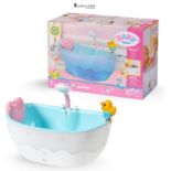 BABY born Bathtub with Colour Change - Shower & Sound Function - Premium accessories for dolls of s