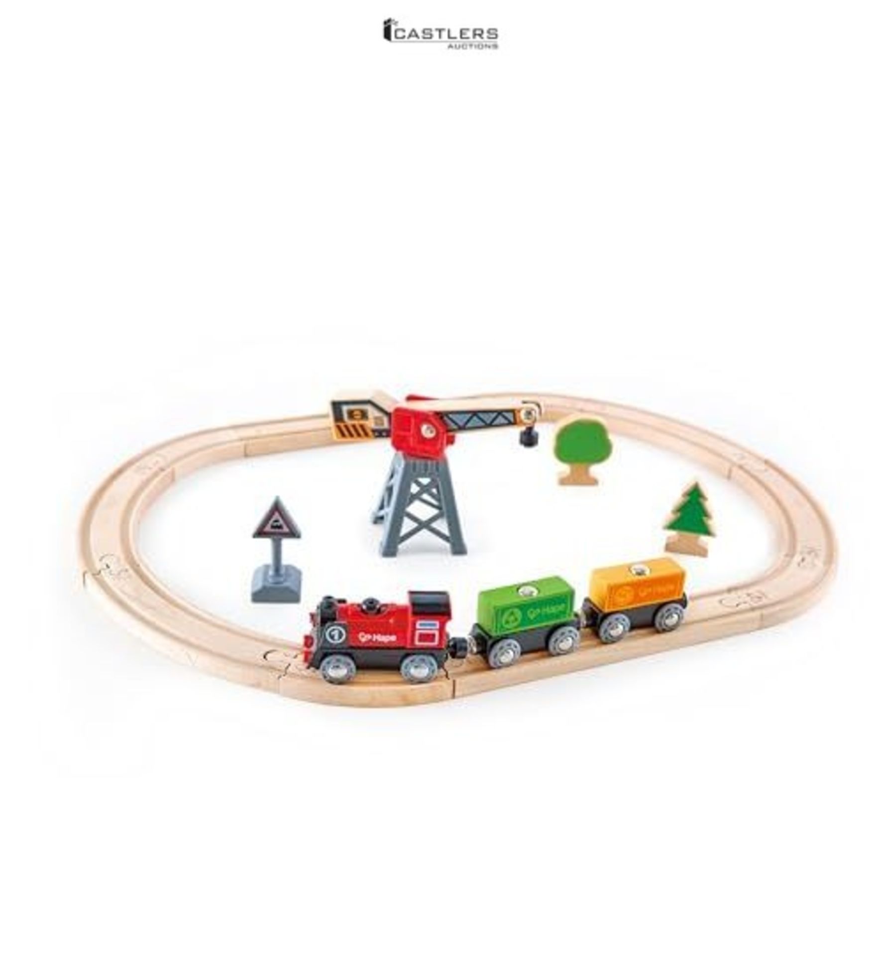 Hape Cargo Delivery Loop, Railway, One Size