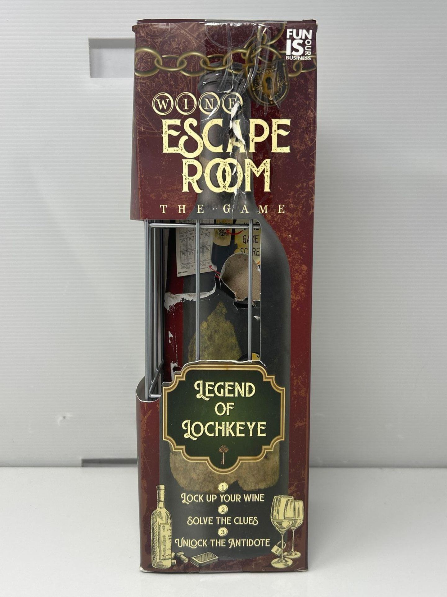 Boxer Gifts Wine Escape Room Game-Bottle Puzzle Box For Adults-Unusual Fun Gifts For Men & Women-Un - Image 2 of 3