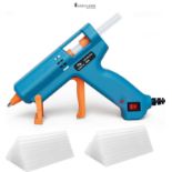 Tilswall Hot Glue Gun Kit, 50W Mini Melt Gun with 75pcs 130mm Glue Sticks for Crafting, DIY, Art, S