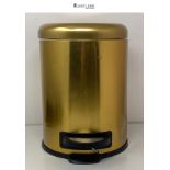 TATAY Bathroom Bin with Pedal 5L | Sophisticated and Compact Look | Soft Close Lid | Practical Remo