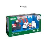 BRIO World Remote Control Travel Train Toy for Kids Age 3 Years Up - Wooden Railway Set Add On Acce