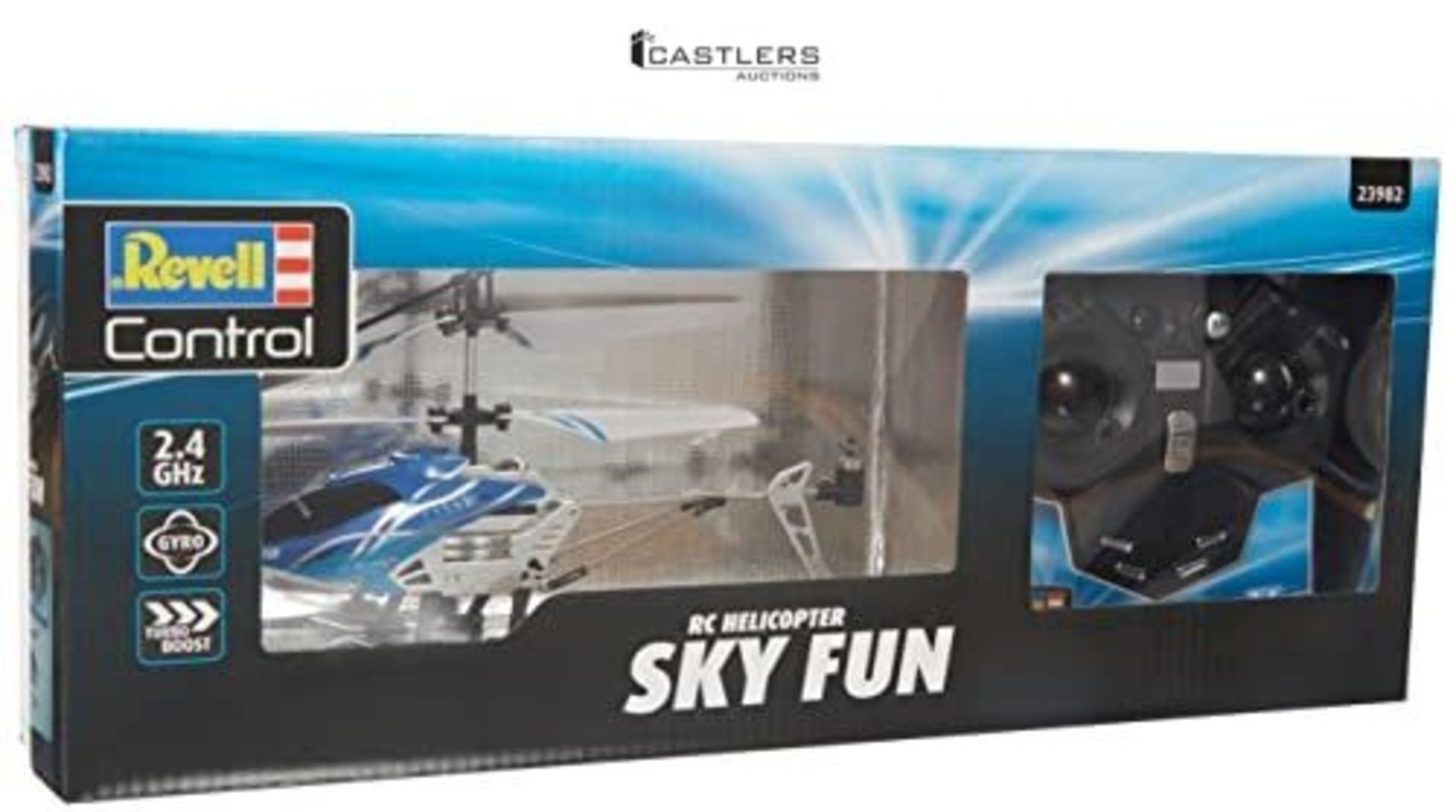Revell Control 23982 Remote Control Helicopter Sky Fun With Precise 2.4 GHz Control, Gyro, 3 Channe