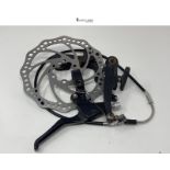 Azatemgo 160mm Bicycle Disc Brake Kit - Front & Rear Caliper, Disc Set, Brake Handles, Cables & Lev
