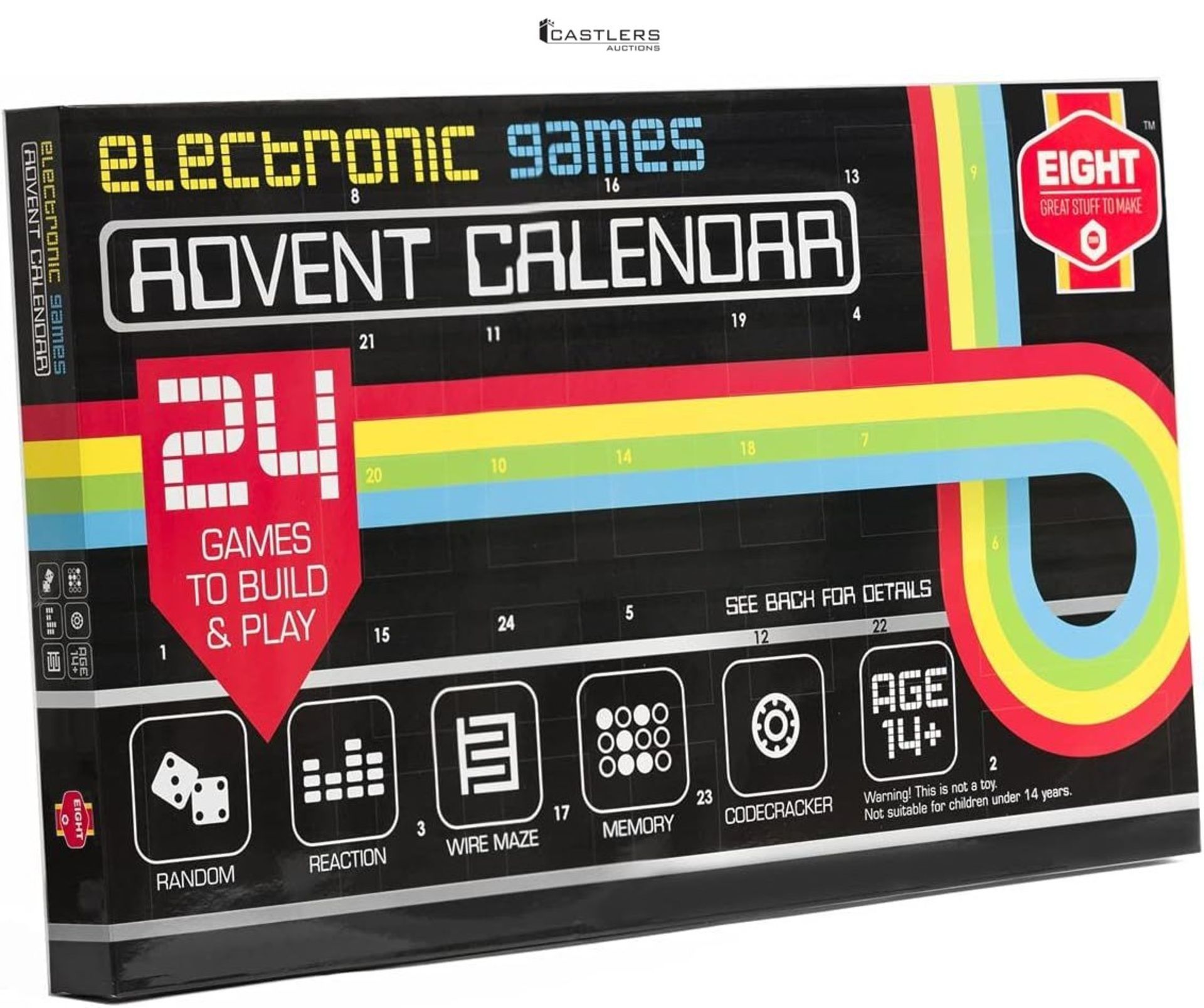 NEW - EIGHT Advent Calendar Kit - Electronic Games