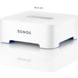 Sonos BRIDGE - bridges & repeaters (IEEE 802.3, IEEE 802.3ab, White, 32 - 104 °F, 110 x 110 x 41 mm