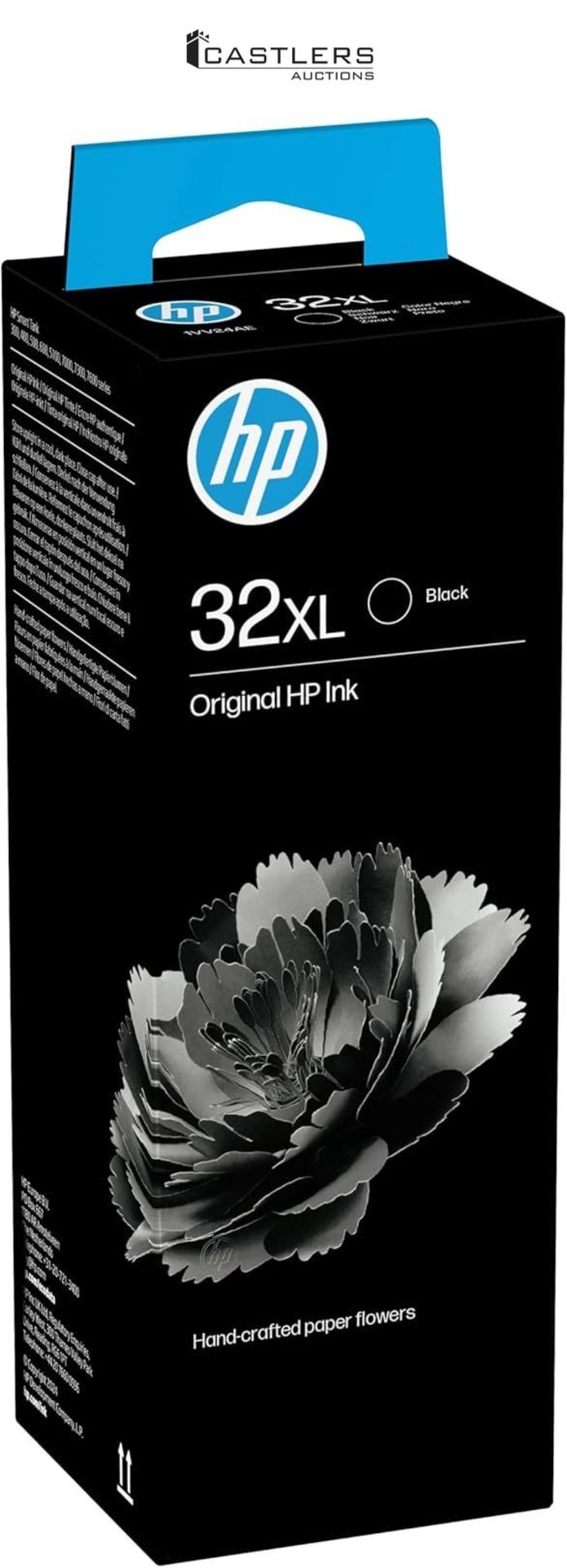 NEW - HP Original 135ml Ink Bottle, Black, Single Pack, 6000 Print Pages or Up to 3 Years of Yield