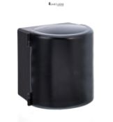 Amazon Basics Paper Towel Dispenser Centre Pull, 23 x 28.8 x 22.5 centimetres, Smoke Semi-transpare